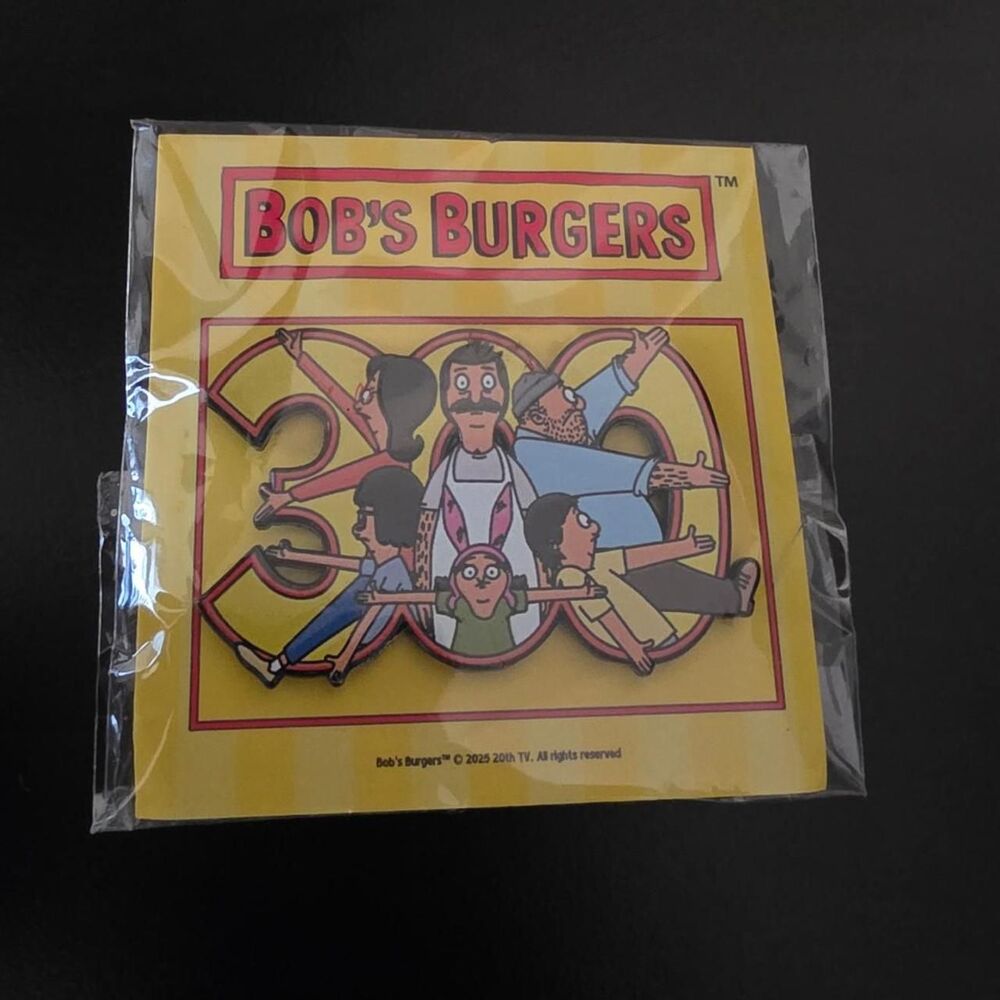 San Diego Comic-Con 2025 Exclusive Bob's Burgers 300th Episode Enamel Pin